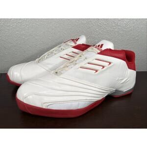 2003 Adidas TMAC II 2 Low Men's Size 11.5 US White Red 019483 Shoes Sneakers